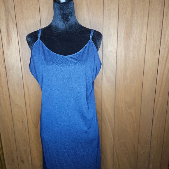 Gorgeous Dress Dark Navy by Verda Code 430101+ Gorgeous Necklace 2XL New Tag On - Picture 9 of 12